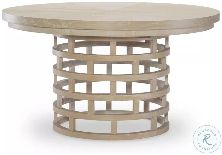 Biscayne Malabar And Alabaster Extendable Oval Dining Table