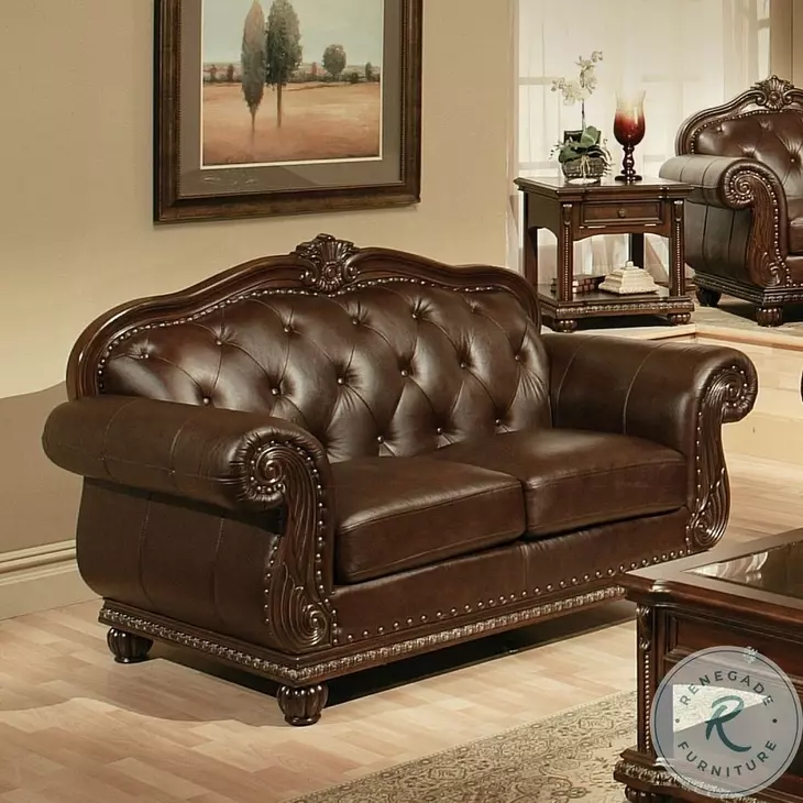 Anondale Espresso 70" Loveseat