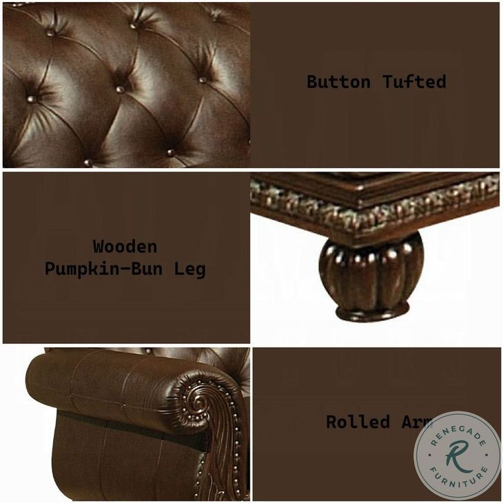 Anondale Espresso Loveseat