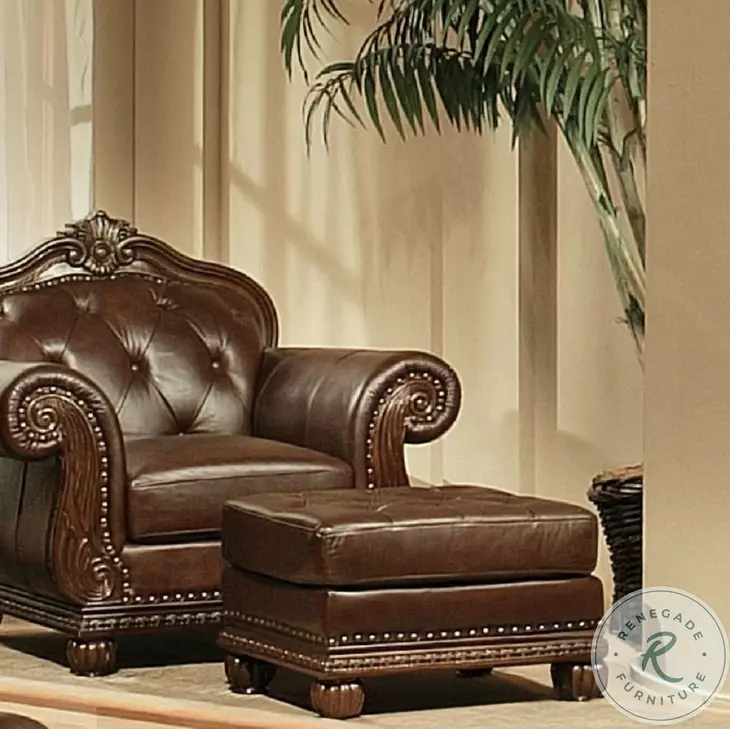 Anondale Espresso Ottoman