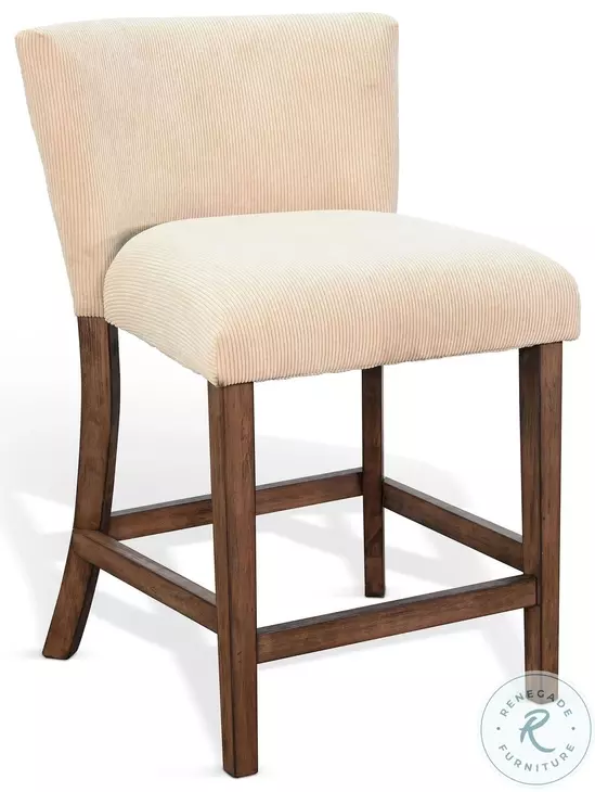 Plushline Buckskin Counter Height Stool Set of 2