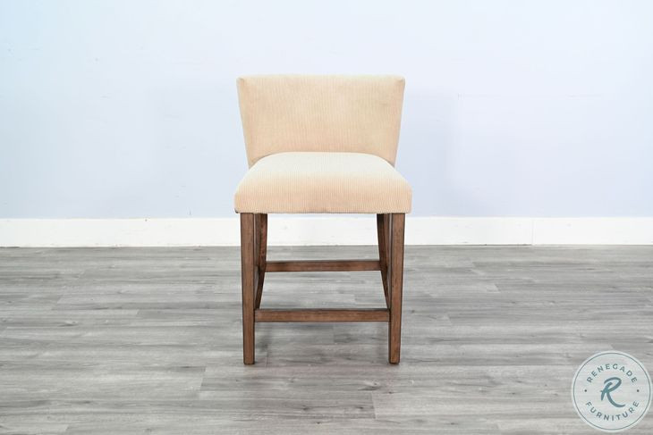 Plushline Buckskin Counter Height Stool Set of 2