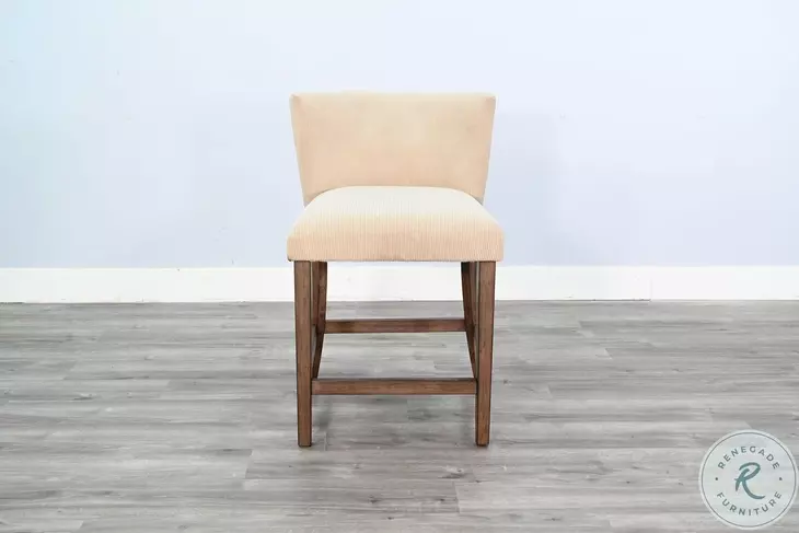 Plushline Buckskin Counter Height Stool Set of 2