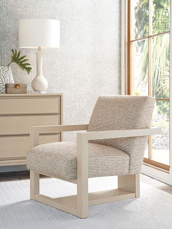 Sunset Key Flanders Tan Upholstered Accent Chair