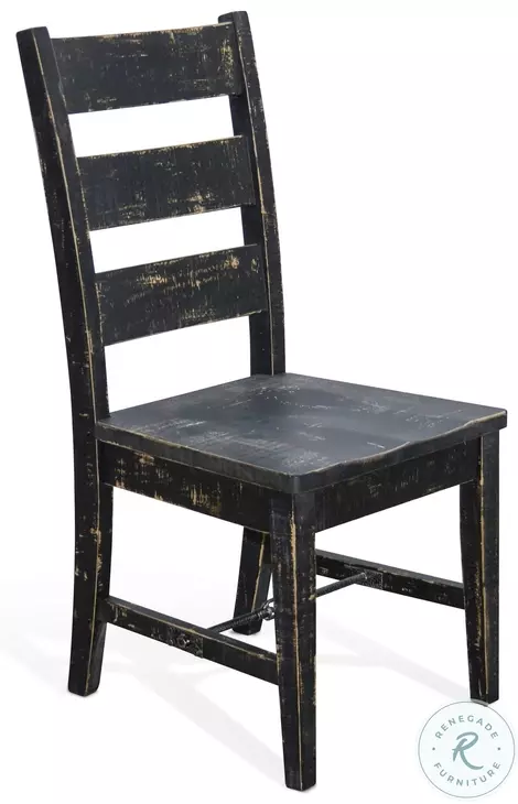 Golden Hearth Black Sand Dining Chair with Turnbuckle Set of 2