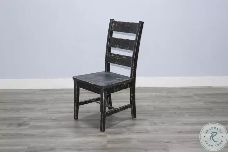 Golden Hearth Black Sand Dining Chair with Turnbuckle Set of 2