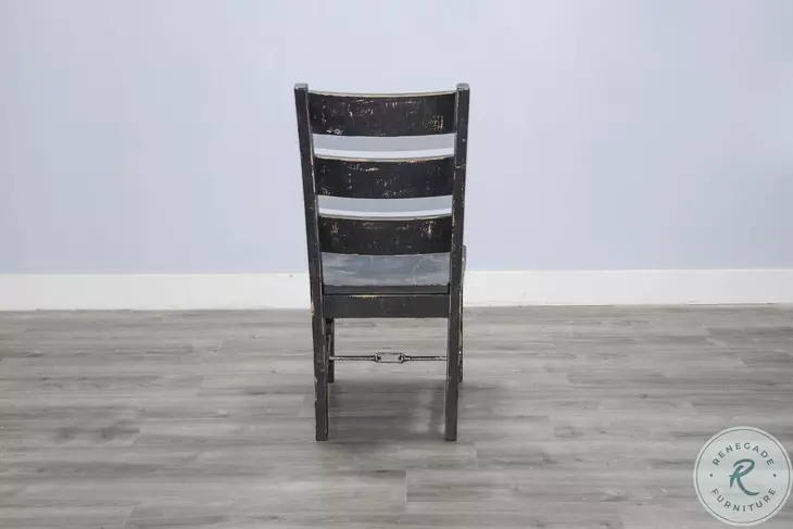 Golden Hearth Black Sand Dining Chair with Turnbuckle Set of 2