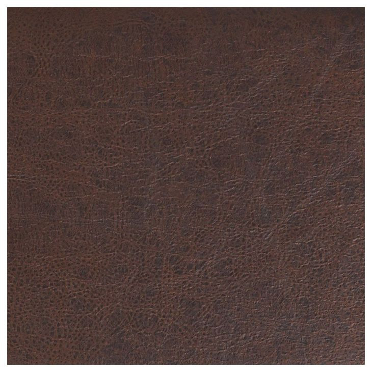 Cannon Valley Distressed Medium Brown Upholstered Side Chair Set of 2