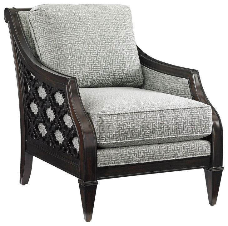 Royal Kahala Bay Club Gray Upholstered Accent Chair