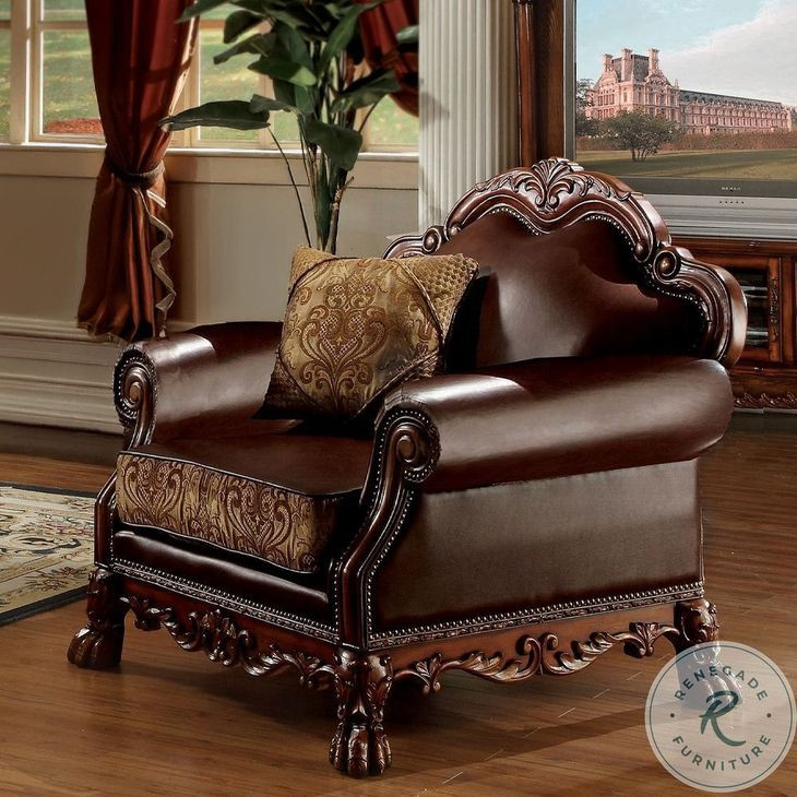 Dresden Brown Chenille Chair