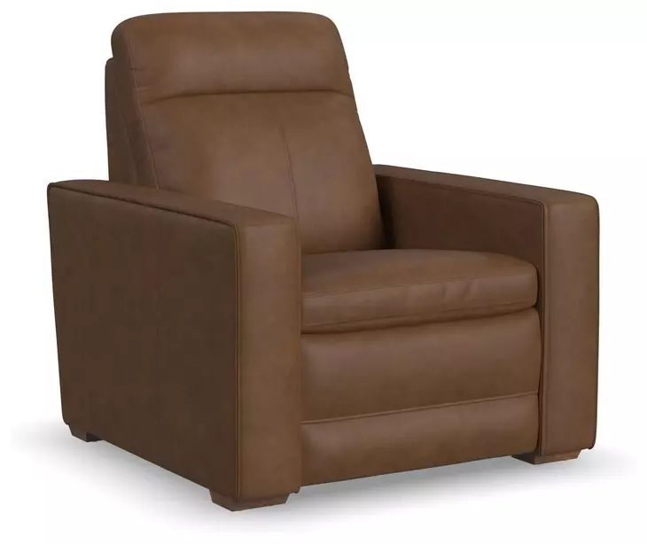 Dutch Cortado Brown Leather Zero Gravity Power Reclining Living Room Set