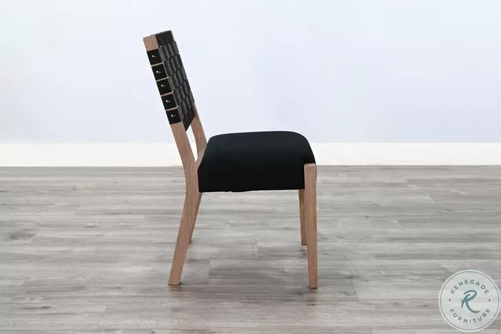 Strata Weave Desert Plain Dining Chair Set of 2