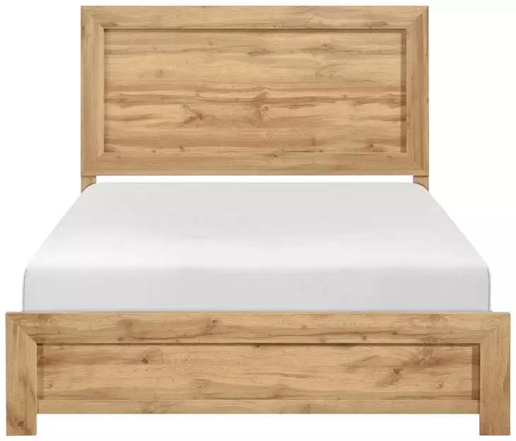 Corbin Natural Queen Panel Bed