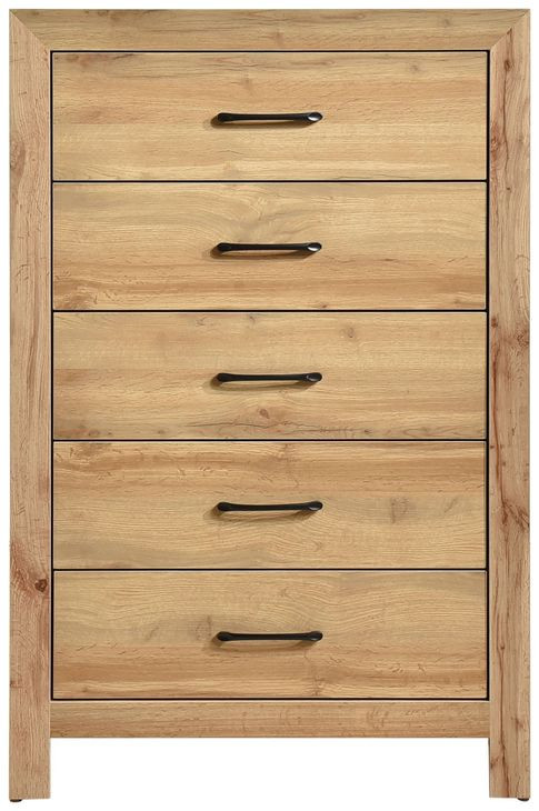 Corbin Natural 5 Drawer Chest
