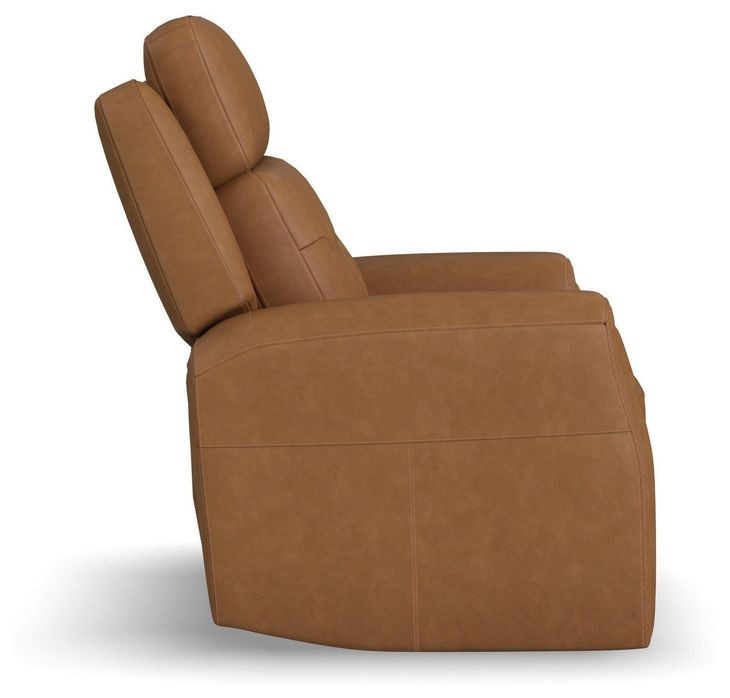 Felix Brown Leather Zero Gravity Triple Power Reclining Living Room Set