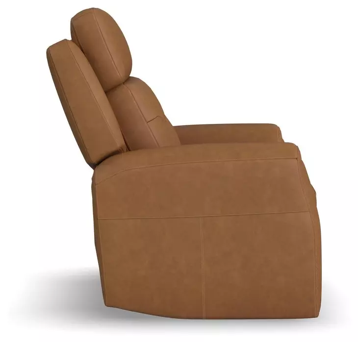 Felix Brown Leather Zero Gravity Triple Power Reclining Living Room Set