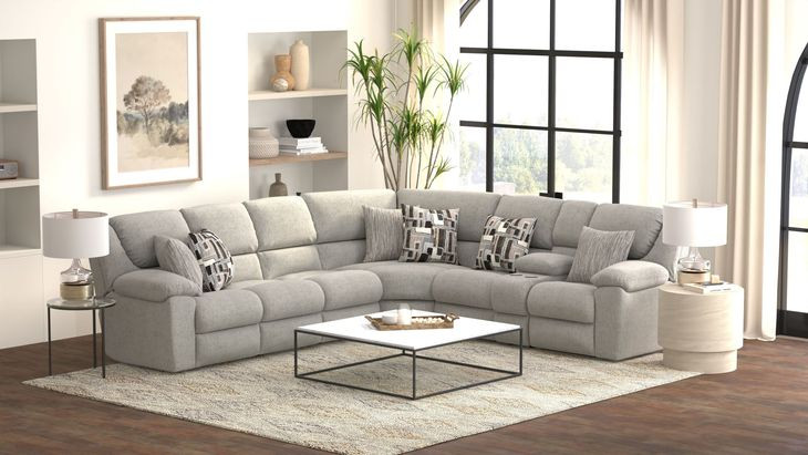 Quinn Nature Power Reclining Console Sectional