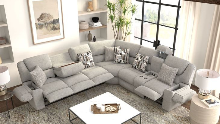 Quinn Nature Power Reclining Console Sectional