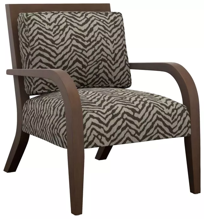 Apollo Brown Upholstered Lounge Chair