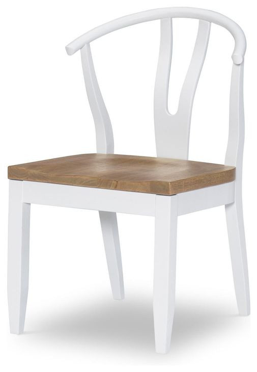 Franklin Harvest Oak and Natural White Side Chair Set of 2