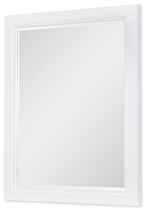 Dutton Natural White Rectangular Dresser Mirror