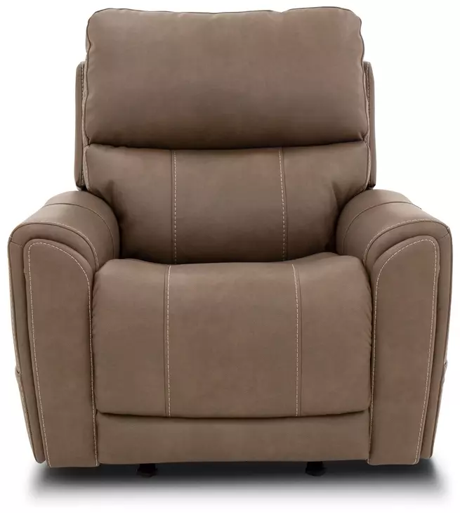 Carter Cappuccino Zero Gravity Triple Power Rocking Recliner with USB Charging and Heat Massage