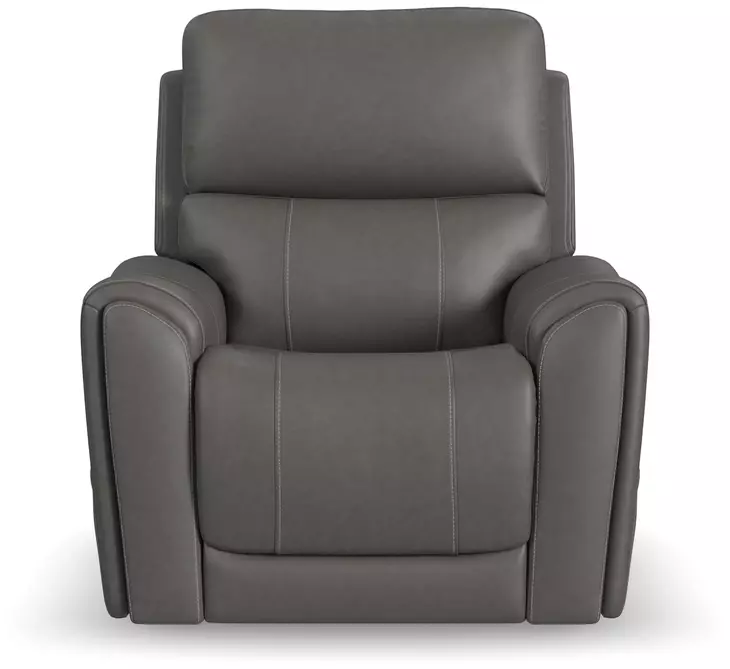 Carter Smoke Zero Gravity Power Lift Recliner with USB Charging and Heat Massage