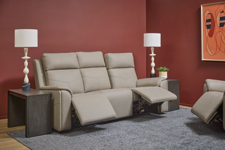 Vernon Dove Gray Zero Gravity Power Reclining Living Room Set