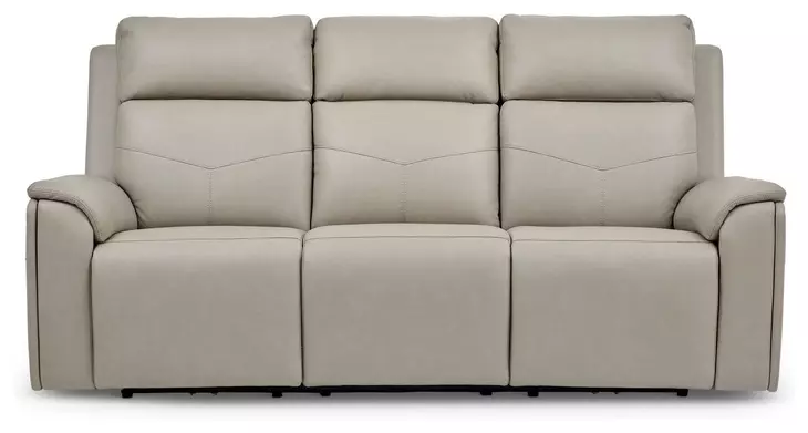 Vernon Dove Gray 86" Zero Gravity Power Reclining Sofa with USB Charging and LED