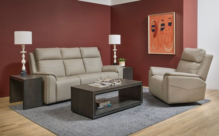 Vernon Dove Gray Zero Gravity Power Reclining Living Room Set