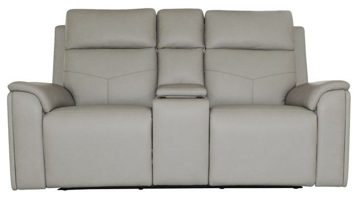 Vernon Dove Gray 73" Zero Gravity Power Reclining Loveseat with USB Charging and Heat Massage