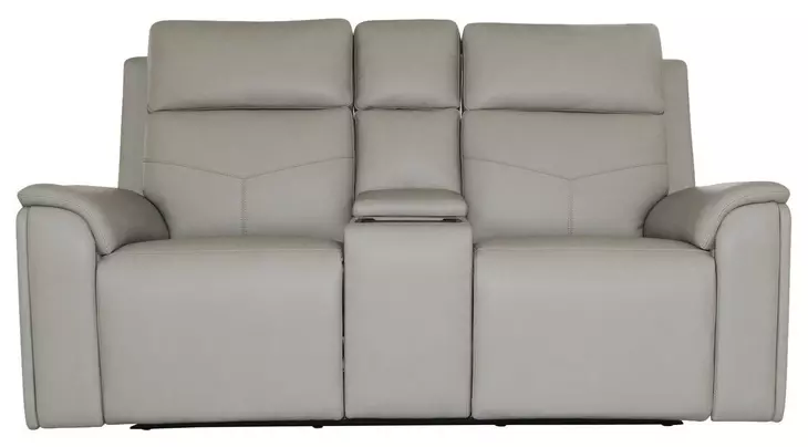 Vernon Dove Gray 73" Zero Gravity Power Reclining Loveseat with USB Charging and Heat Massage