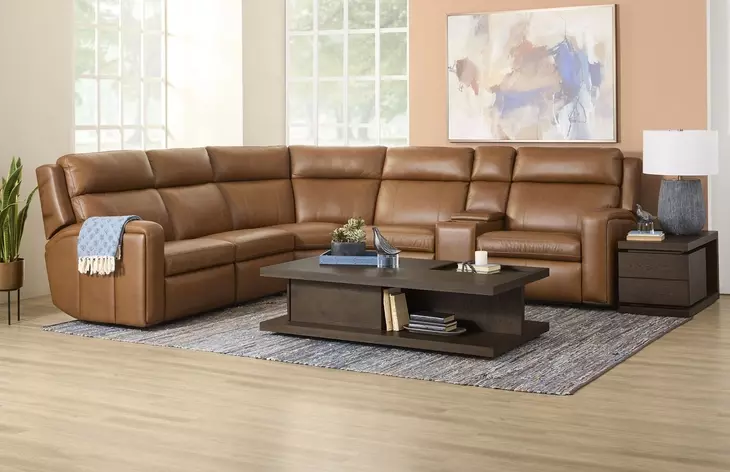 Athens Chocolate Brown Rectangular End Table