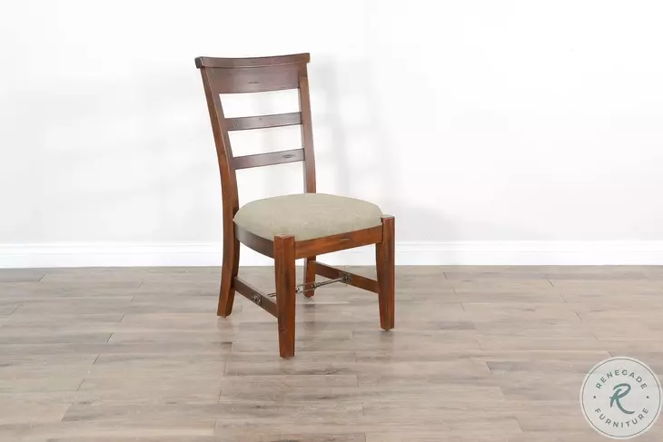 Villa Rosso Vintage Mocha Dining Chair Set of 2