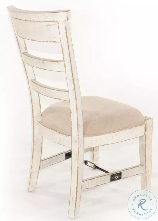 Cozy Luxe White White Sand Extendable Rectangular Dining Room Set