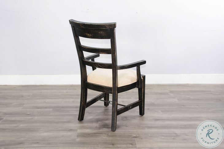 Seabright Black Sand Dining Armchair Set of 2