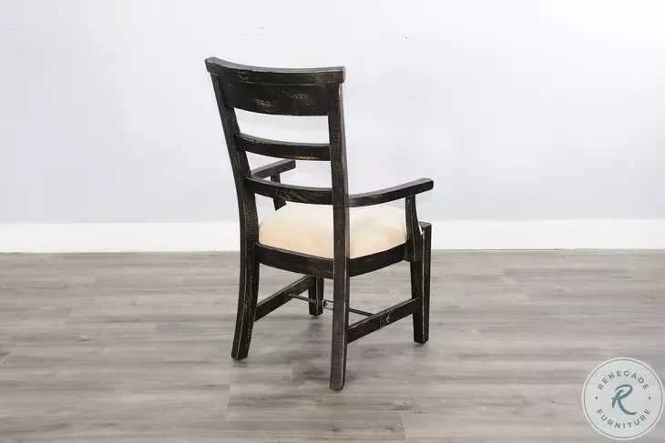 Seabright Black Sand Dining Armchair Set of 2