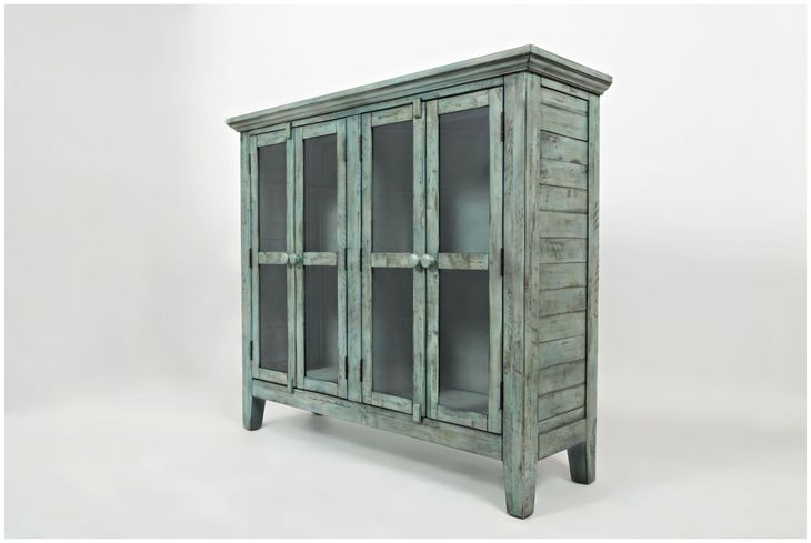 Rustic Shores Surfside 4 Door Accent Cabinet