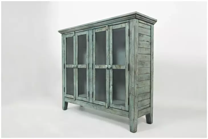 Rustic Shores Surfside 4 Door Accent Cabinet