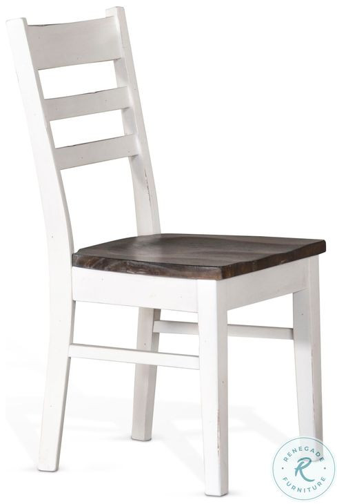 Autumn Echo White Wood Rectangular Dining Room Set