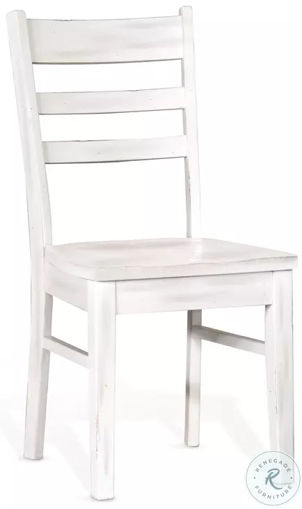 Maple Haze Marble White Dining Chair Set of 2
