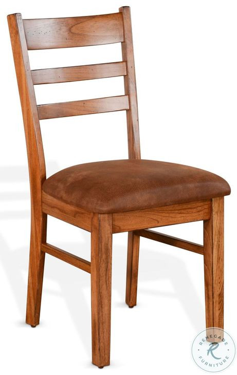 Autumn Echo Rustic Oak Sedona Dining Chair Set of 2