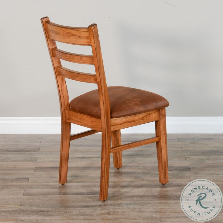 Autumn Echo Rustic Oak Sedona Dining Chair Set of 2