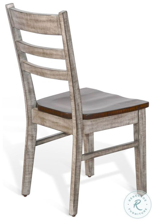 Ember Grace Gray Drop Leaf Round Dining Room Set