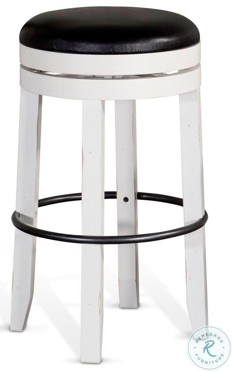 Hearthwood Haven European Cottage Swivel Bar Stool Set of 2