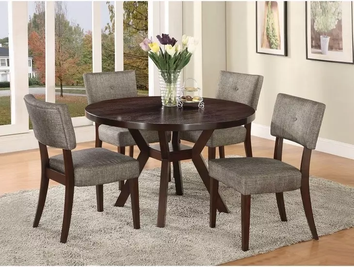 Drake Espresso 48" Round Dining Table