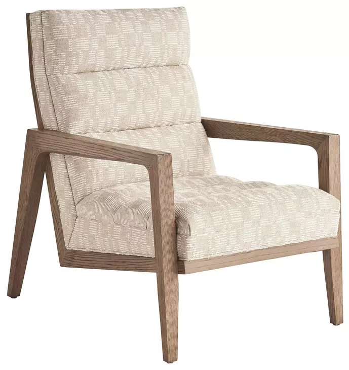 Sunset Key Beige Upholstered Hayley Accent Chair