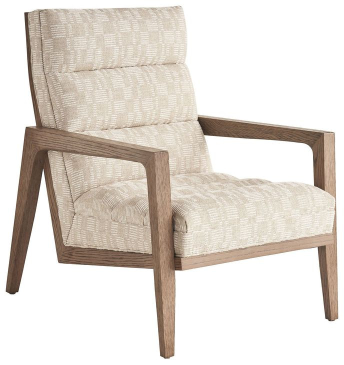 Sunset Key Hayley Beige Upholstered Accent Chair