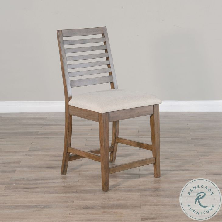 Maple Haze Buckskin Counter Height Stool Set of 2