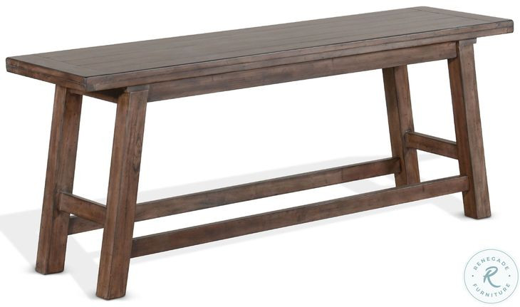 Hearthwood Haven Buckskin 60" Counter Height Dining Bench